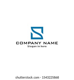 S Initial logo template vector