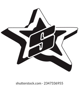 
S Initial Logo Typography Patch V89 Patch Streetwear, Urban, Luxury, Modern Design Patch Commercial Use