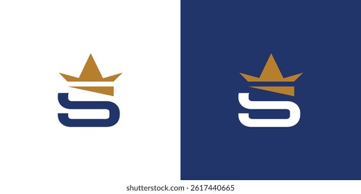 The S King logo design is unique and modern