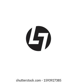S and L letter vector logo design