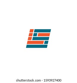 S and L letter vector logo design