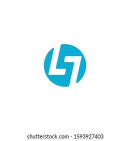 S and L letter vector logo design