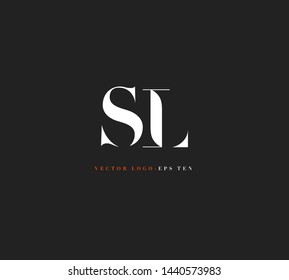 S & L letters Joint logo icon vector template for corporate logo and business card design.