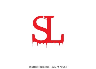 S and L logo design vector illustration showcases a dynamic and innovative logo design that ingeniously combines the alphabet S and L, isolated on white background. 