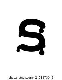 S latter icon, vector best flat icon.