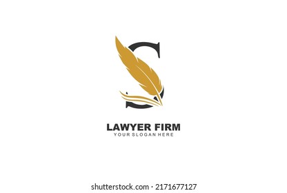 S Lawyer Logo Design Inspiration Vector Stock Vector (Royalty Free ...