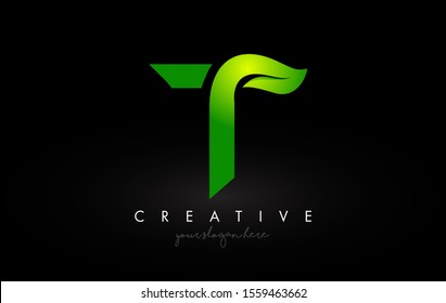 S Leaf Letter Logo Icon Design in Green Colors. Eco Bio Letter Design Vector Illustration.
