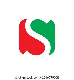 S Letter Abstract Logo template