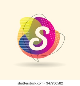 S Letter Alphabet Logo Icon Design Template Element. Vector Color Sign Easy Editable for Your Design