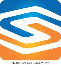 S letter alphabet vector design element