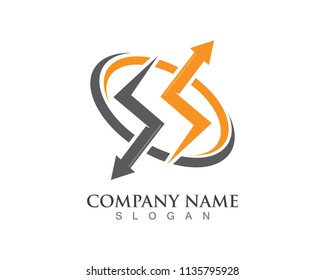 S Letter Arrow Logo