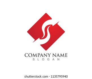 S Letter Arrow Logo