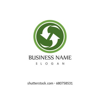 S Letter Arrow Logo