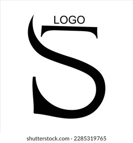 S letter arts vector logo design creative