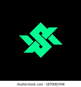 S I letter based symbol vector strong style for sport, fitness, industrial, or any other purpose.