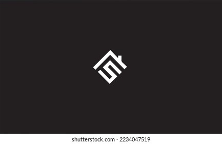 S LETTER BLACK AND WHİTE VEKTÖR