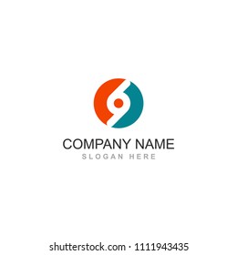 S letter Circle spin vector logo