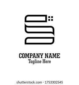 Vector de logotipo de la compañía de letras S