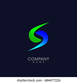 S letter company logo vector of the logo design