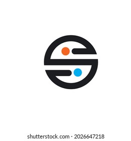 S-Buchstaben-Design-Symbol Vektorgrafik-Vorlage