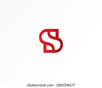 Icono de diseño de logotipo de concepto de letra S