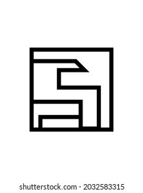 S Letter concept logo design vector