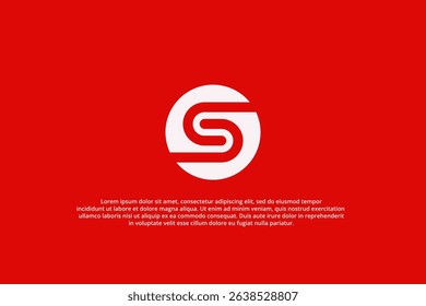 S Letter or double j Logo in a Circle