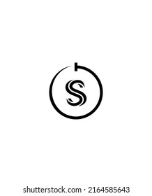 S letter elegant modern vector logo template 