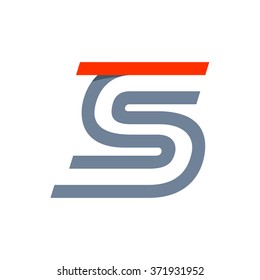 Logotipo de velocidad rápida de la letra S. Elementos de plantilla de diseño de vectores para la aplicación o la identidad corporativa.