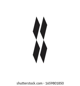 S letter with Four Square logo design vector