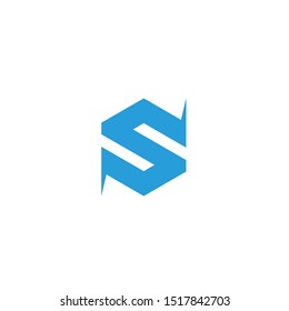 S Letter Icon Design Vector Illustration, S Logo Design inspiration