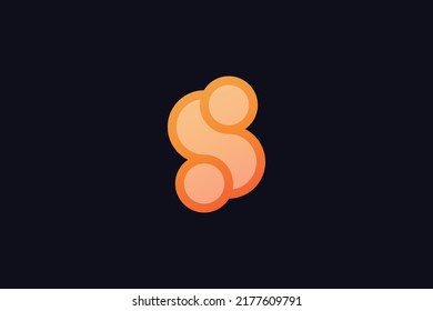 S letter icon vector Vector illustration can be used for web and mobile graphic design, logo, eps10
