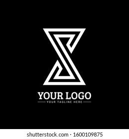 S letter icon vector logo