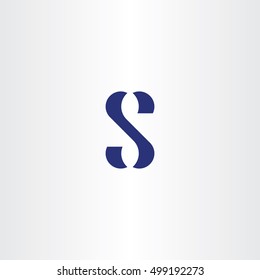 s letter icon vector sign symbol design brand