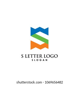 S letter Idea Logo Vector