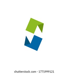 Plantilla de vector de diseño de logotipo inicial de letra S