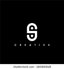 Ilustración del vector de plantilla de diseño de logotipo inicial de la letra S	
