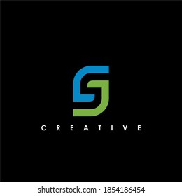 S Letter Initial Logo Design Template Vector Illustration	
