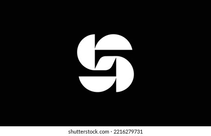 S Letter Initial Logo Design Template Vector Illustration