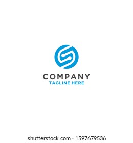 S letter initial vector logo concept.