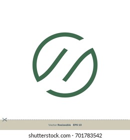 S Letter Lines Logo Template Illustration Design. Vector EPS 10.