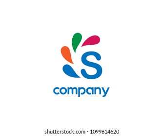 S letter logo