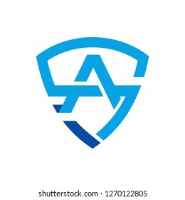 S A Letter Logo