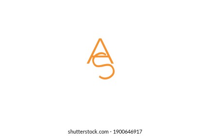 A or S letter logo