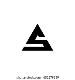 a and s letter logo