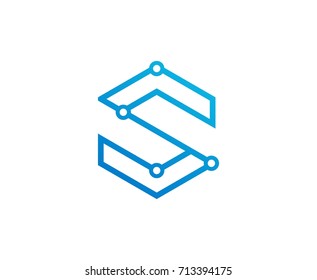 S letter logo