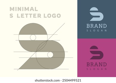 S Letter Logo, Alphabet S Logo, Minimal S Logo, S Letter Logo Vector Template.