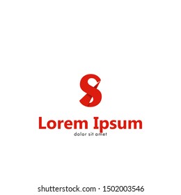 S Letter Logo with an Arrow Piercing it
