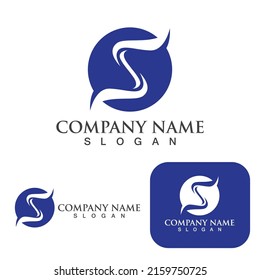 S letter logo Business corporate 