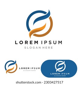 S letter logo Business corporate 